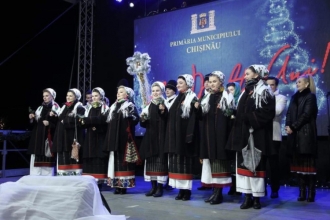 Рождественский вечер в центре столицы