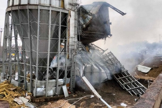 В порту Джурджулешт произошёл крупный пожар