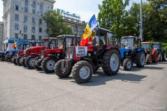 Ассоциация «Сила фермеров» сегодня продолжила акцию протеста в центре столицы