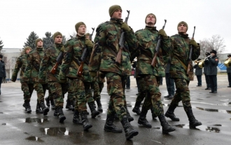 Peste 250 de militari în termen, încadrați în rândurile Armatei Naționale, au depus jurământul