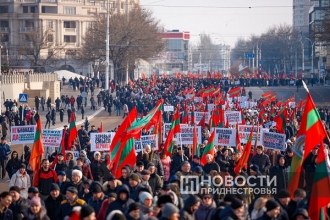 В Приднестровье прошли протесты против введенных правительством Молдовы таможенных пошлин