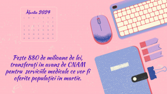 CNAM a transferat peste 880 de milioane de lei pentru serviciile medicale