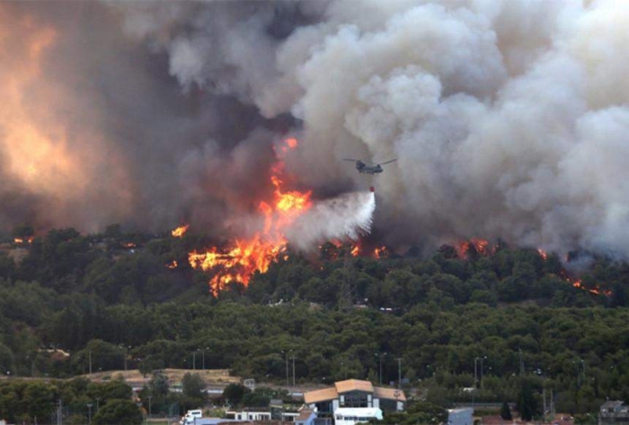 Cod roșu de incendii în Grecia