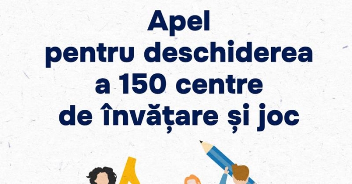 MEC lansează un apel de propuneri pentru deschiderea a 150 de centre de învățare și joc în grădinițe