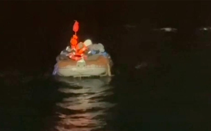 Un turist a plutit pe o barcă timp de aproximativ două luni