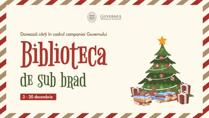 Guvernul anunță lansarea campaniei „Biblioteca de sub brad”