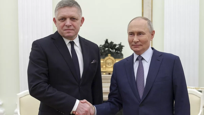 Robert Fico s-a întâlnit cu președintele Rusiei, Vladimir Putin
