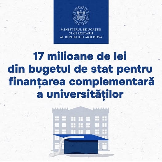 Șase universități vor primi finanțare complementară