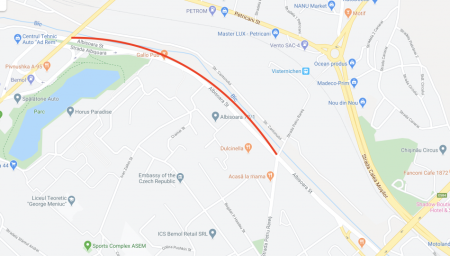 Traficul rutier va fi suspendat temporar pe strada Albișoara
