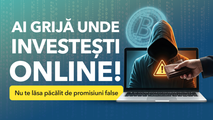 IGP a lansat campania națională „Stop Investițiilor False!”