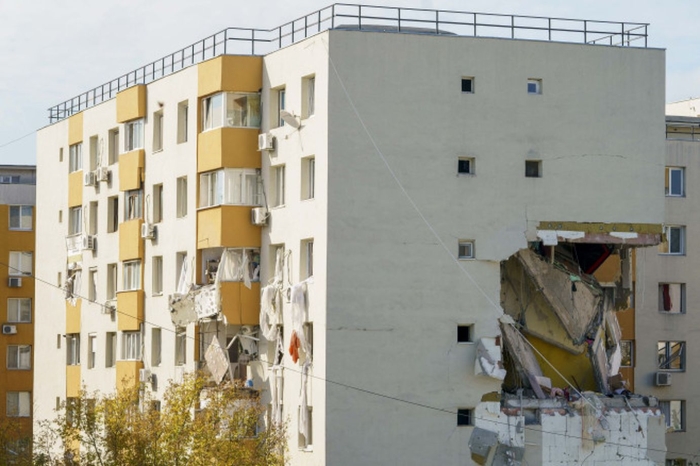 Explozie într-un bloc din capitala României