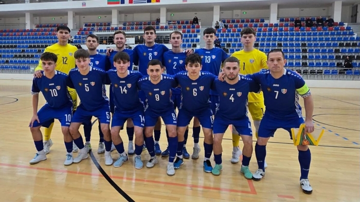 Naționala Moldovei de futsal a remizat în primul meci „Peruștița Futsal Cup”