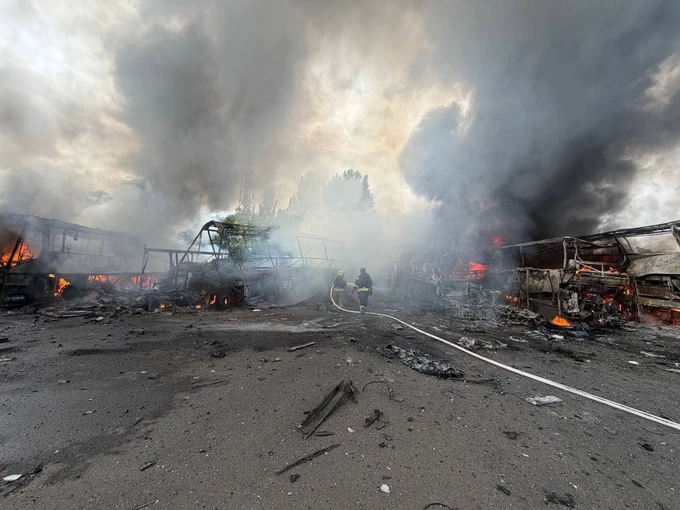 Noi bombardamente rusești în Ucraina
