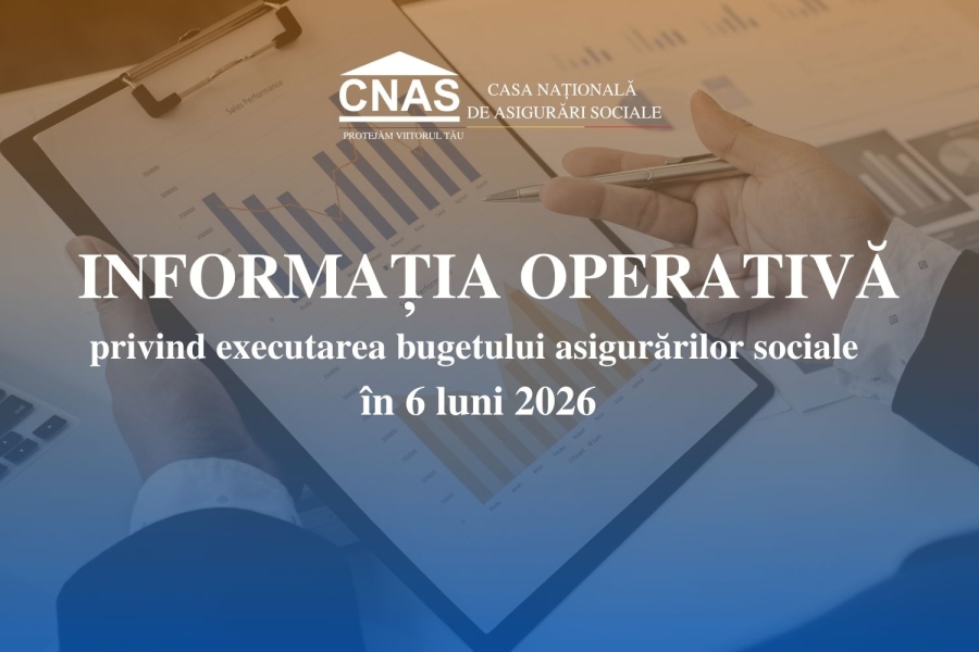 Raport: executarea bugetului asigurărilor sociale în 6 luni