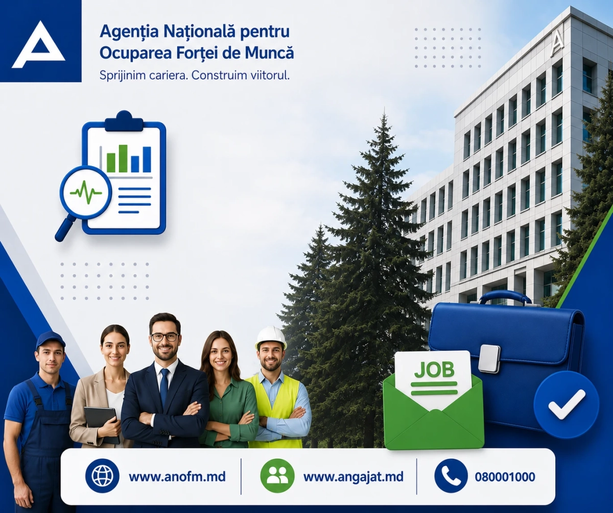 Mai puțini șomeri în Republica Moldova