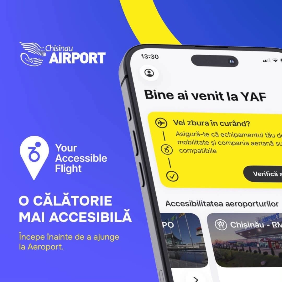 Aeroportul lansează o aplicație pentru călătorii mai accesibile