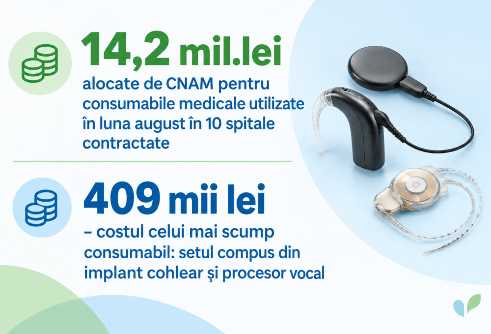 14,2 milioane de lei, alocate de CNAM pentru consumabile medicale