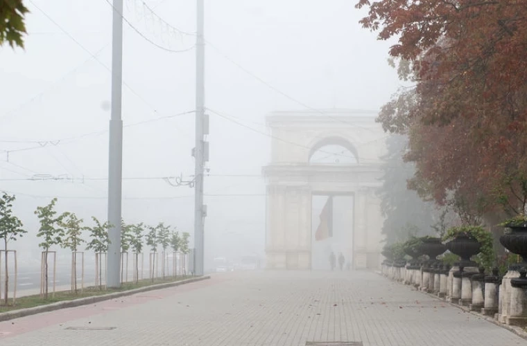 Moldova va fi sub cod galben de ceață