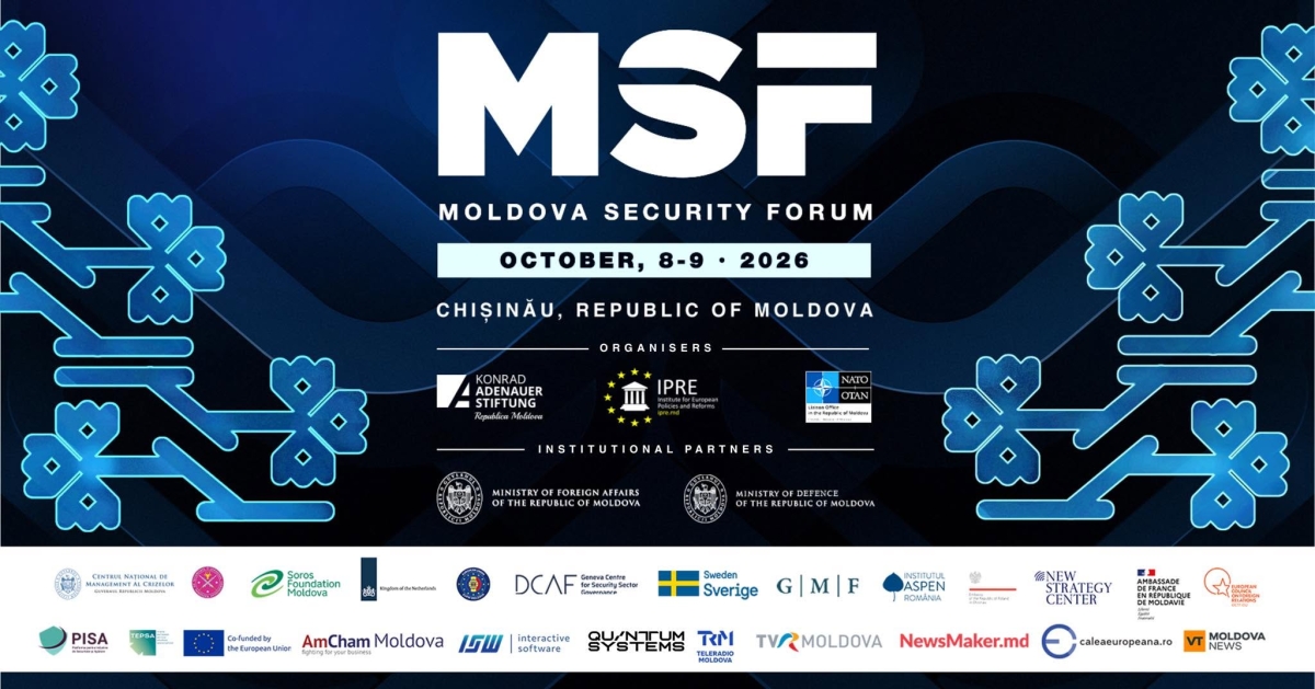 Securitatea din regiune, discutată la „Moldova Security Forum”