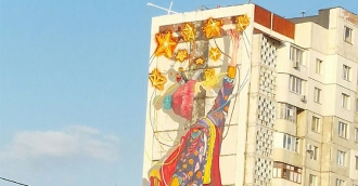 În Capitală a apărut o nouă pictură murală