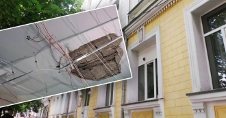 Panică la Liceul Teoretic ”Mircea Eliade” din capitală: o parte din tavanul s-a prăbușit