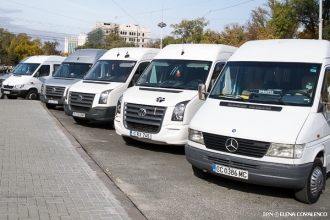 Transportatorii au ieșit la protest