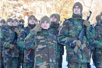 180 de militari în termen au depus jurământul militar