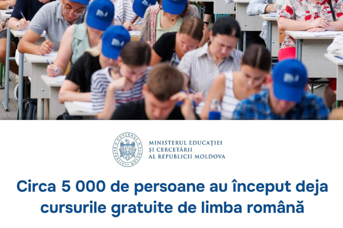 Circa 5000 de persoane, înscrise în Programul național de limbă română, au început deja cursurile