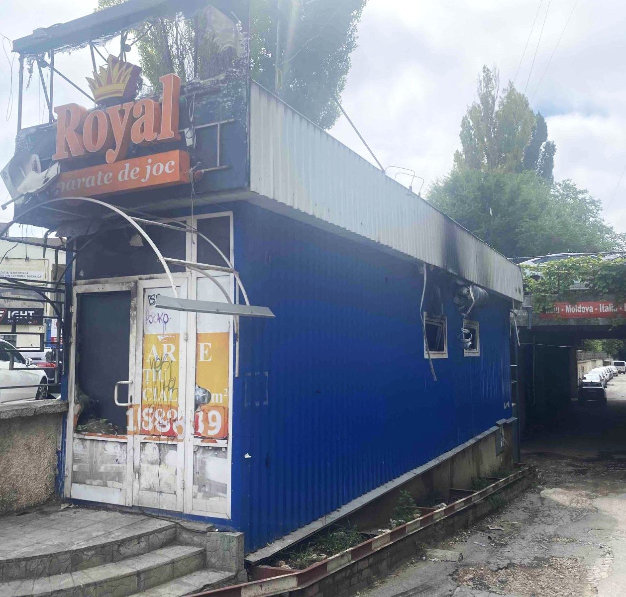 Incendiu în sectorul Botanica al capitalei. O construcție auxiliară, cuprinsă de flăcări