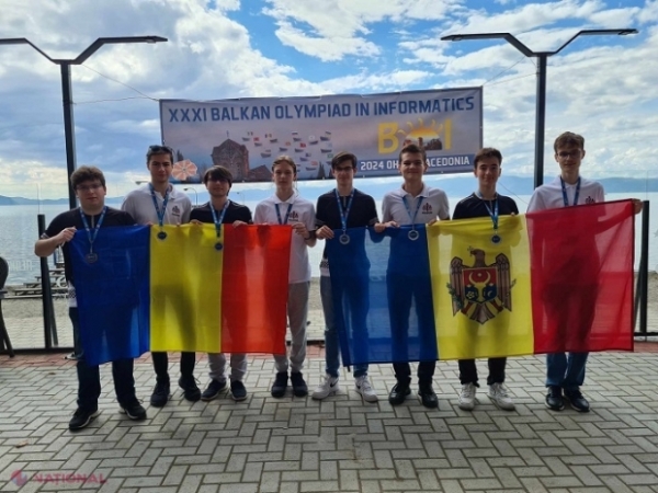 Argint și bronz pentru Moldova, la Olimpiada Balcanică de Informatică