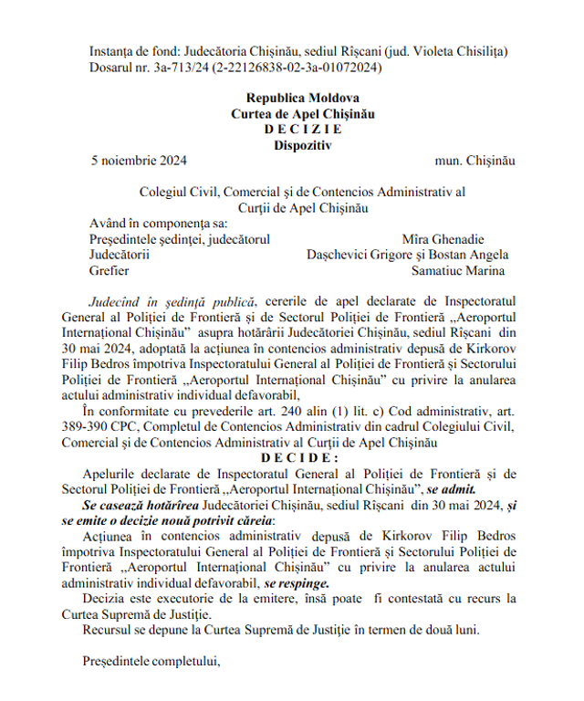 Filip Kirkorov rămâne cu interdicția de intrare pe teritoriul Republicii Moldova