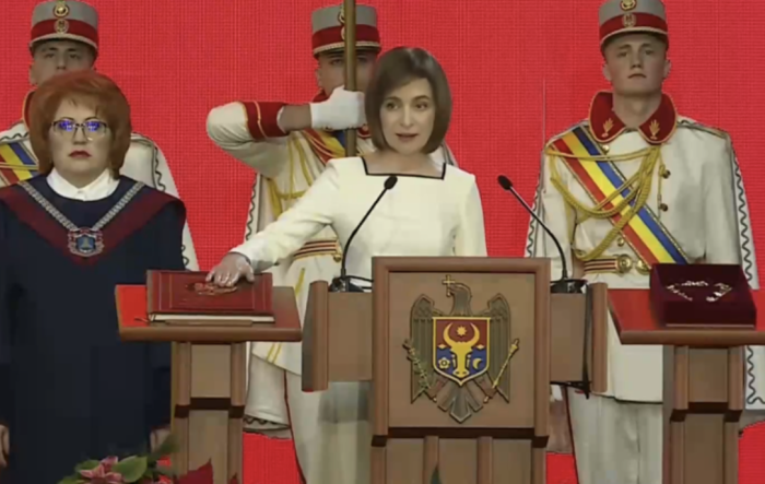 Maia Sandu a depus jurământul de învestire