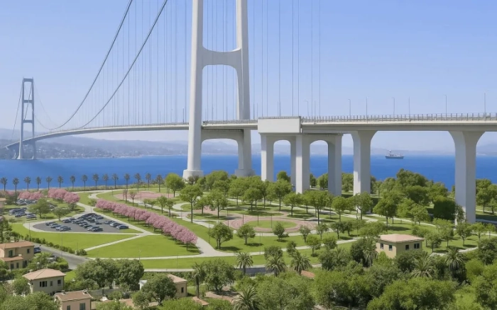 Italia a aprobat construcția celui mai lung pod suspendat din lume