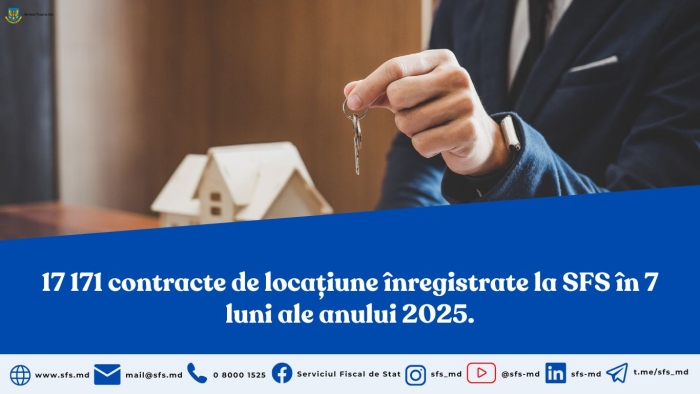 Încasările la impozitul pe venit de la persoanele care dau în chirie imobile, în creștere