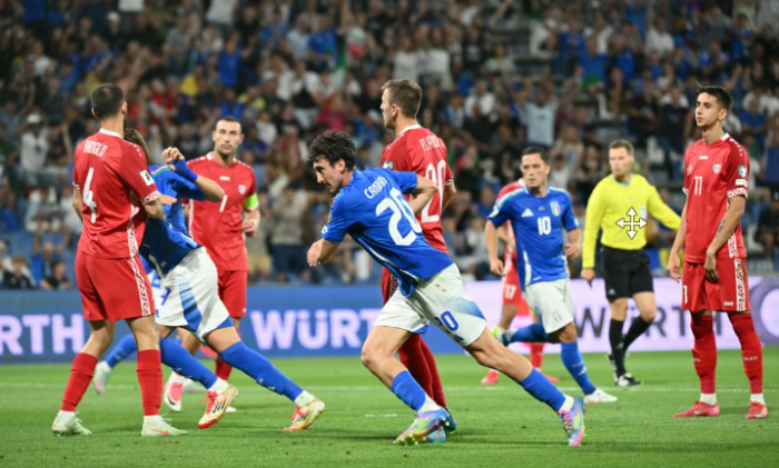 Moldova a pierdut în fața Italiei