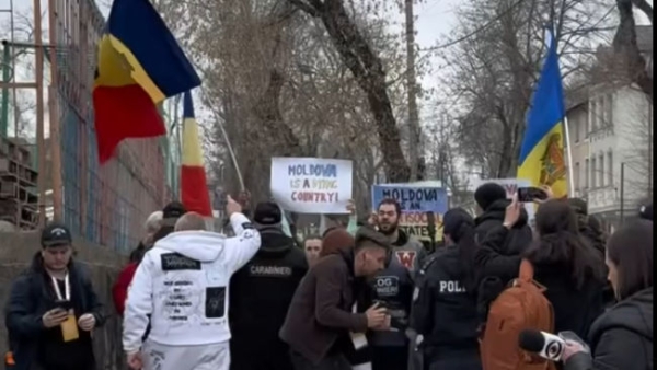 Protest la Chișinău pe fundalul desfășurării Conferinței la nivel înalt