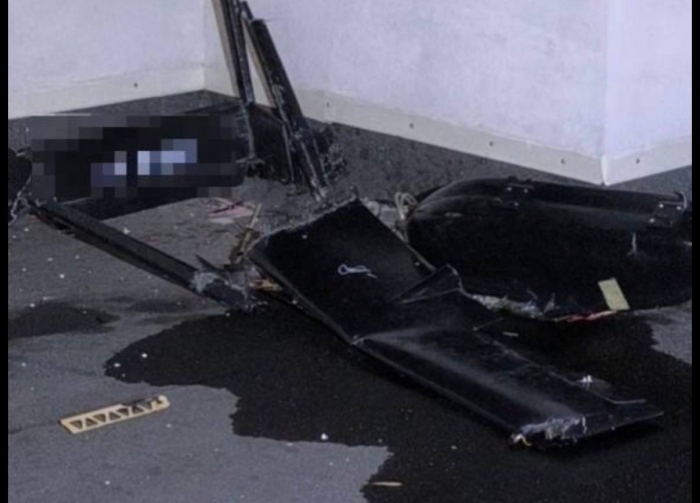 Dronă descoperită pe acoperișul unui bloc din Chișinău