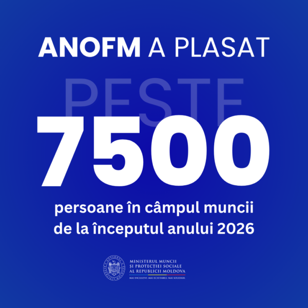 Peste 7500 de persoane au fost ajutate să se angajeze în câmpul muncii