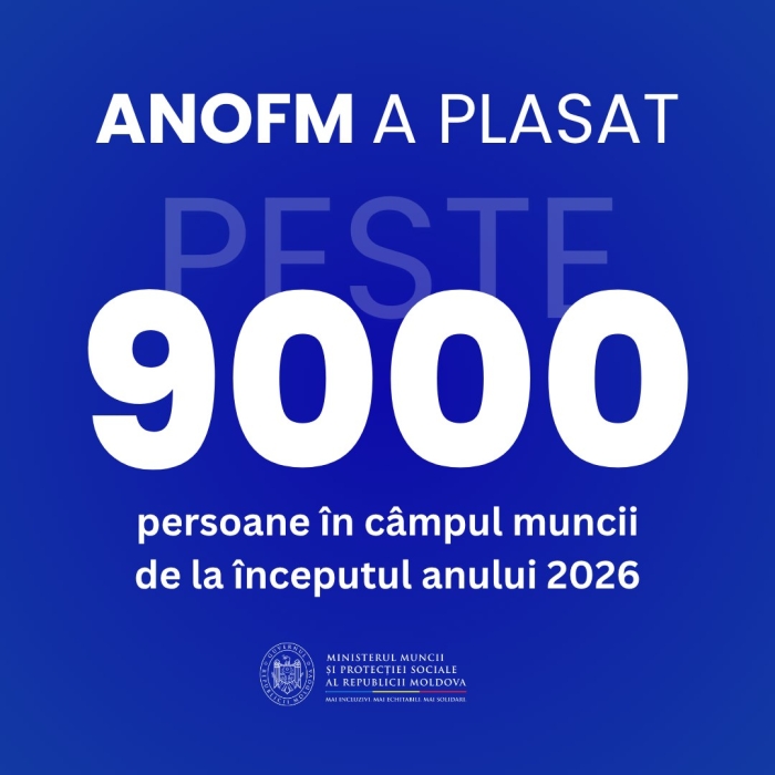 Peste 9.000 de persoane au fost angajate de la începutul anului