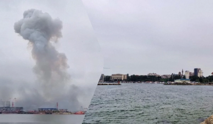 Drona maritimă s-a autodetonat în Portul Constanța