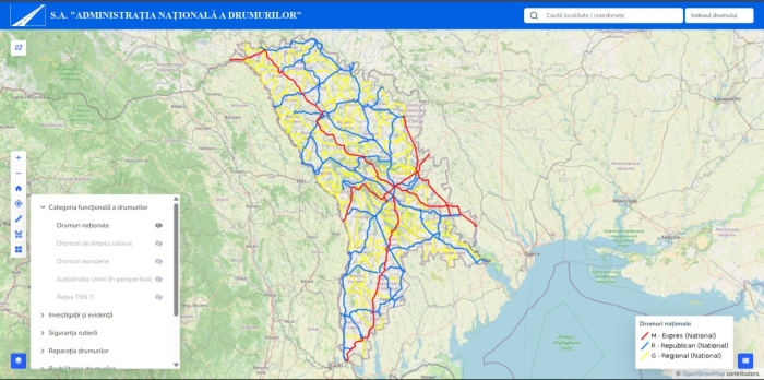 Șoferii au la dispoziție o hartă a parcărilor publice
