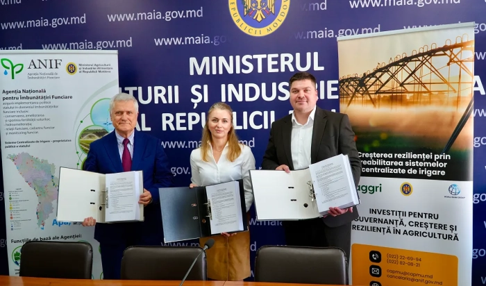 Trei sisteme de irigații din nordul Moldovei vor fi reabilitate
