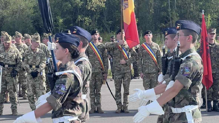Militari moldoveni, la parada din Franța