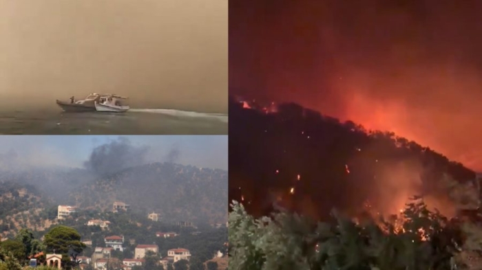 Incendii devastatoare în Grecia: aproape 10.000 de oameni au fost evacuați, iar trei pompieri și-au pierdut viața