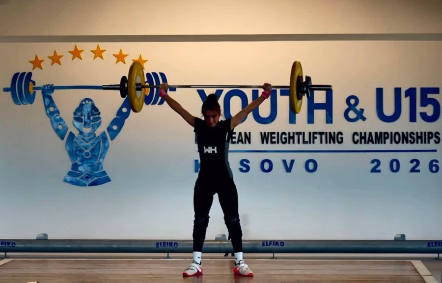 Halterofila moldoveană a cucerit medalie de bronz la Europenele U17