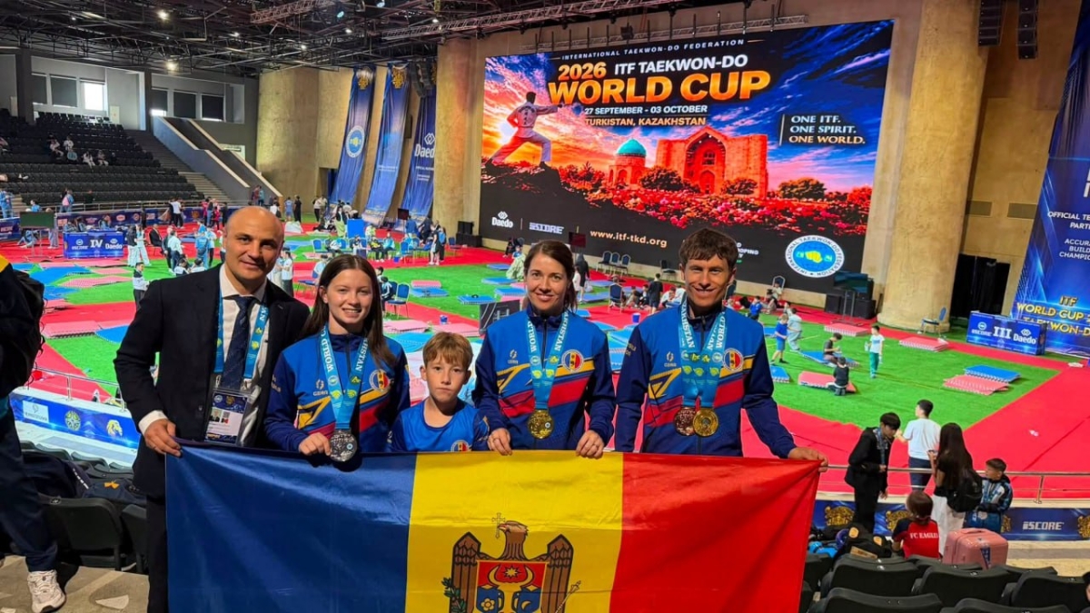 Două titluri mondiale pentru Moldova la Cupa de Taekwon-Do