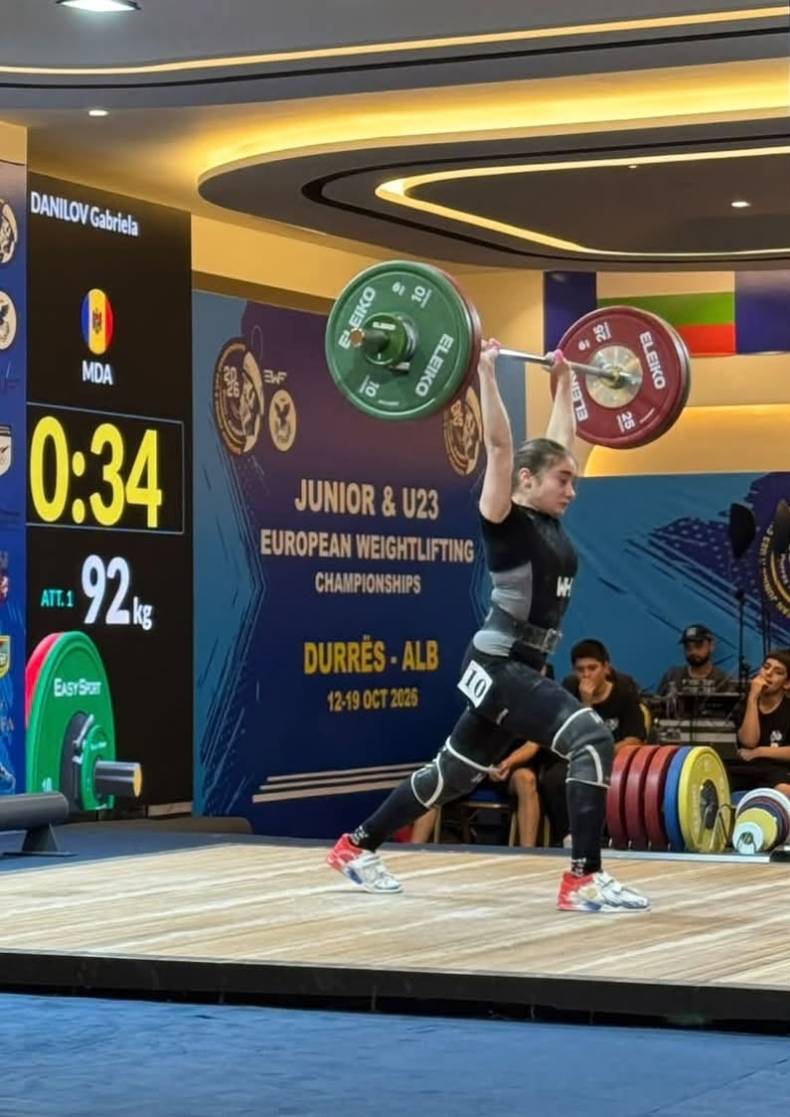 Gabriela Danilov a cucerit medalia de bronz la Europenele de haltere